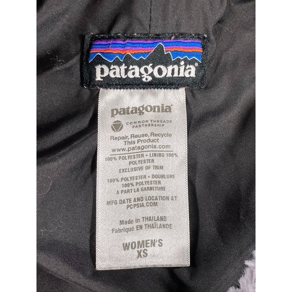 Patagonia‎ Gray Faux Fur Zip Up Sherpa Pelage Vest Womens Sz XS - Picture 5 of 7